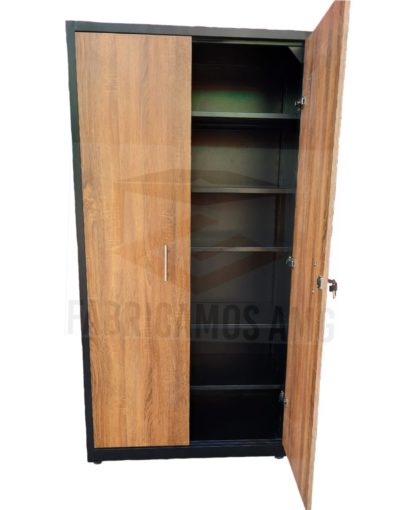 Armario Met. De Taller C/puertas Y Fondo Perf. 1950x1000x600 Mm 3