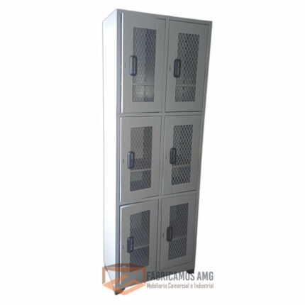 Locker de 6 compartimientos en malla Bogotá Colombia