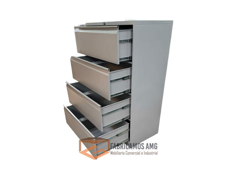 Archivador 4 gavetas para oficina
