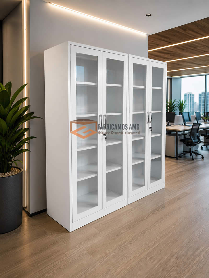 Locker metálico blanco