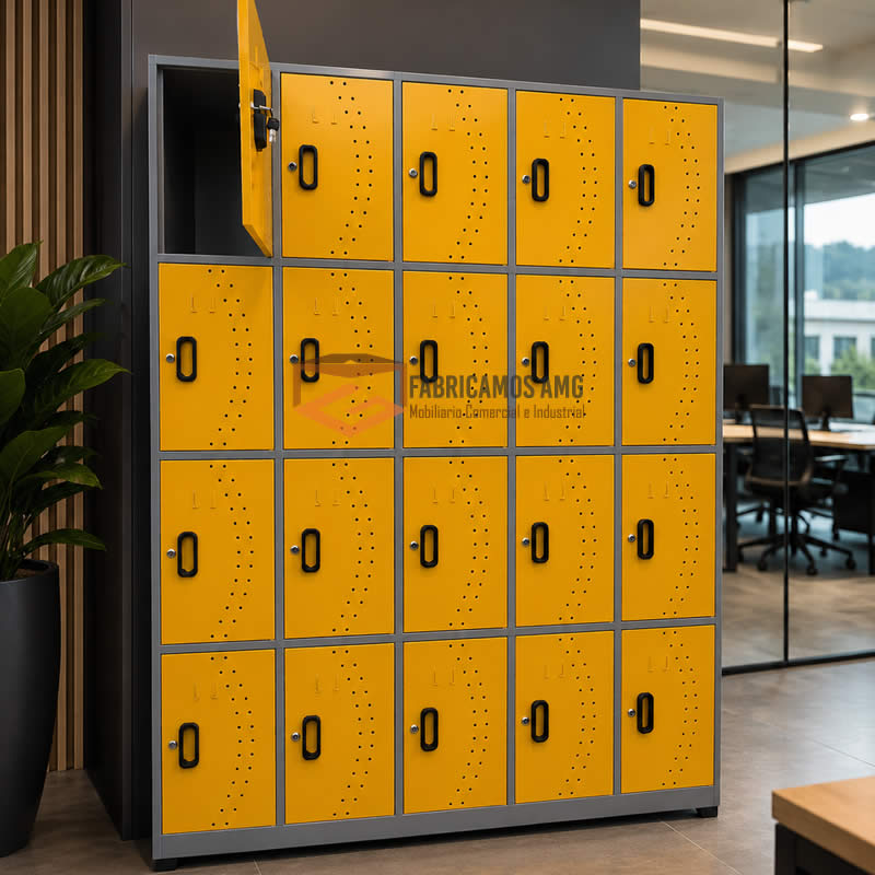 Locker metálico de 20 compartimientos Bogotá Colombia